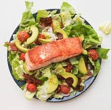 Salmon Salad Crispy Wokiwok Asian Food Paralimni